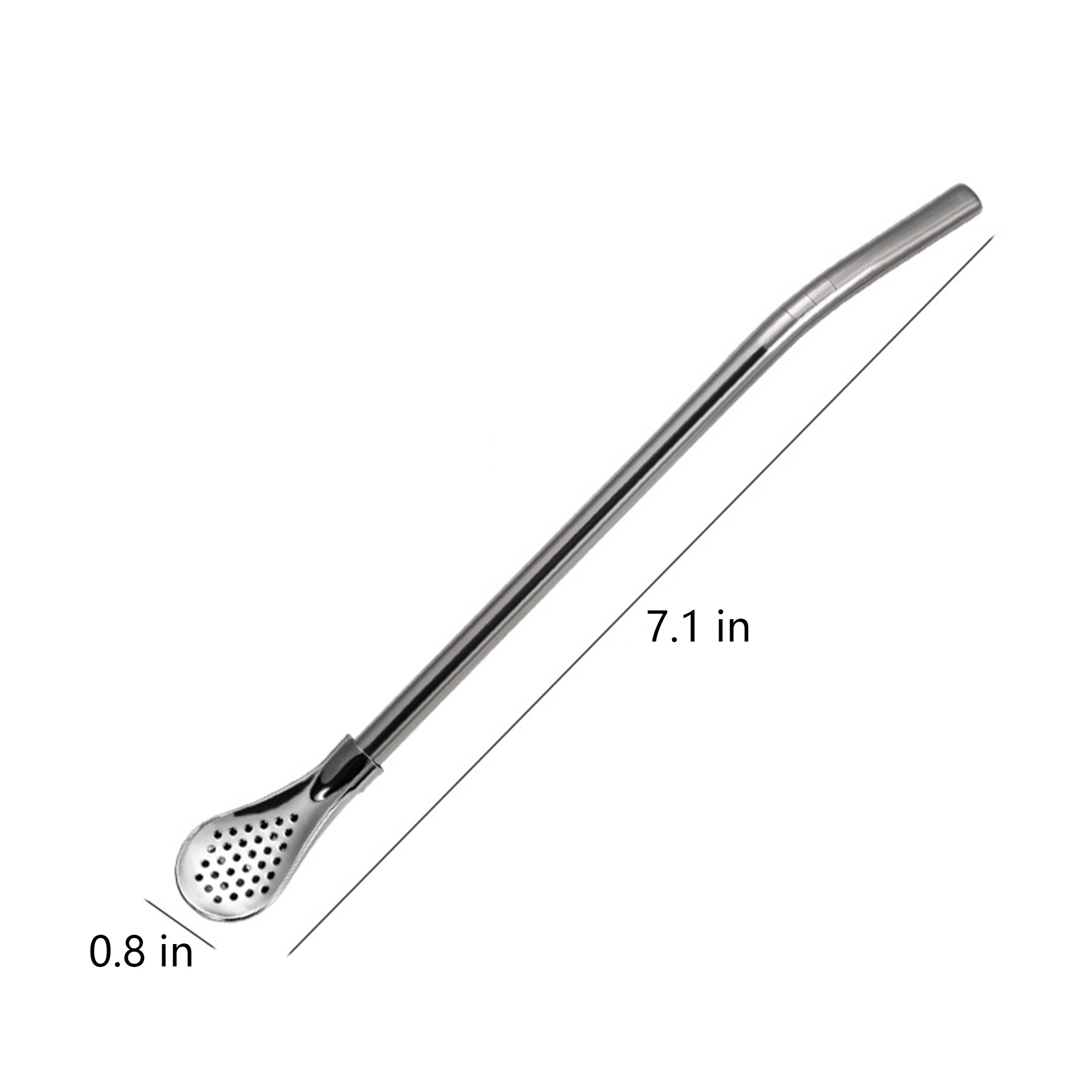 Stainless Steel Spoon Straw 8
