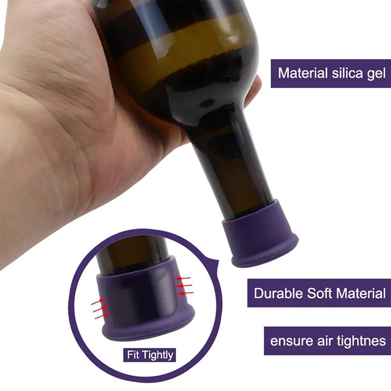 Silicone red wine cap 9