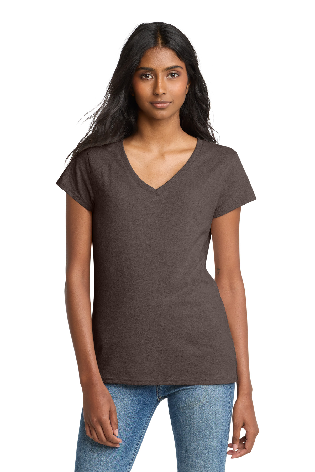 District Women's Re-Tee V-Neck DT8001 2