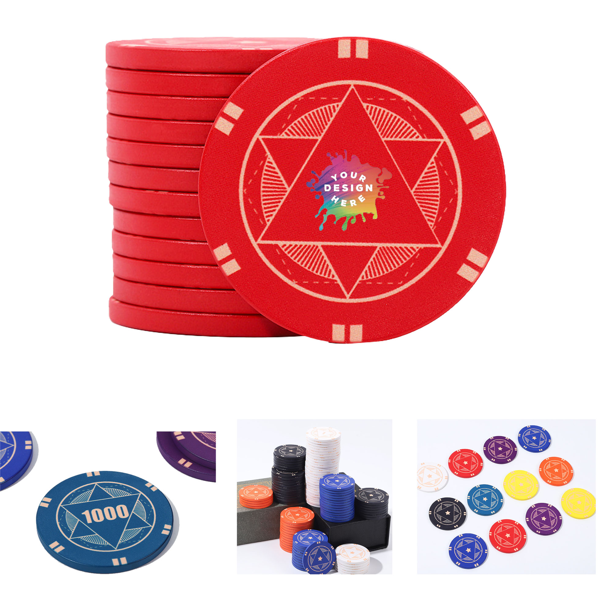 MOQ 100 pcs Casino Style Chips 2