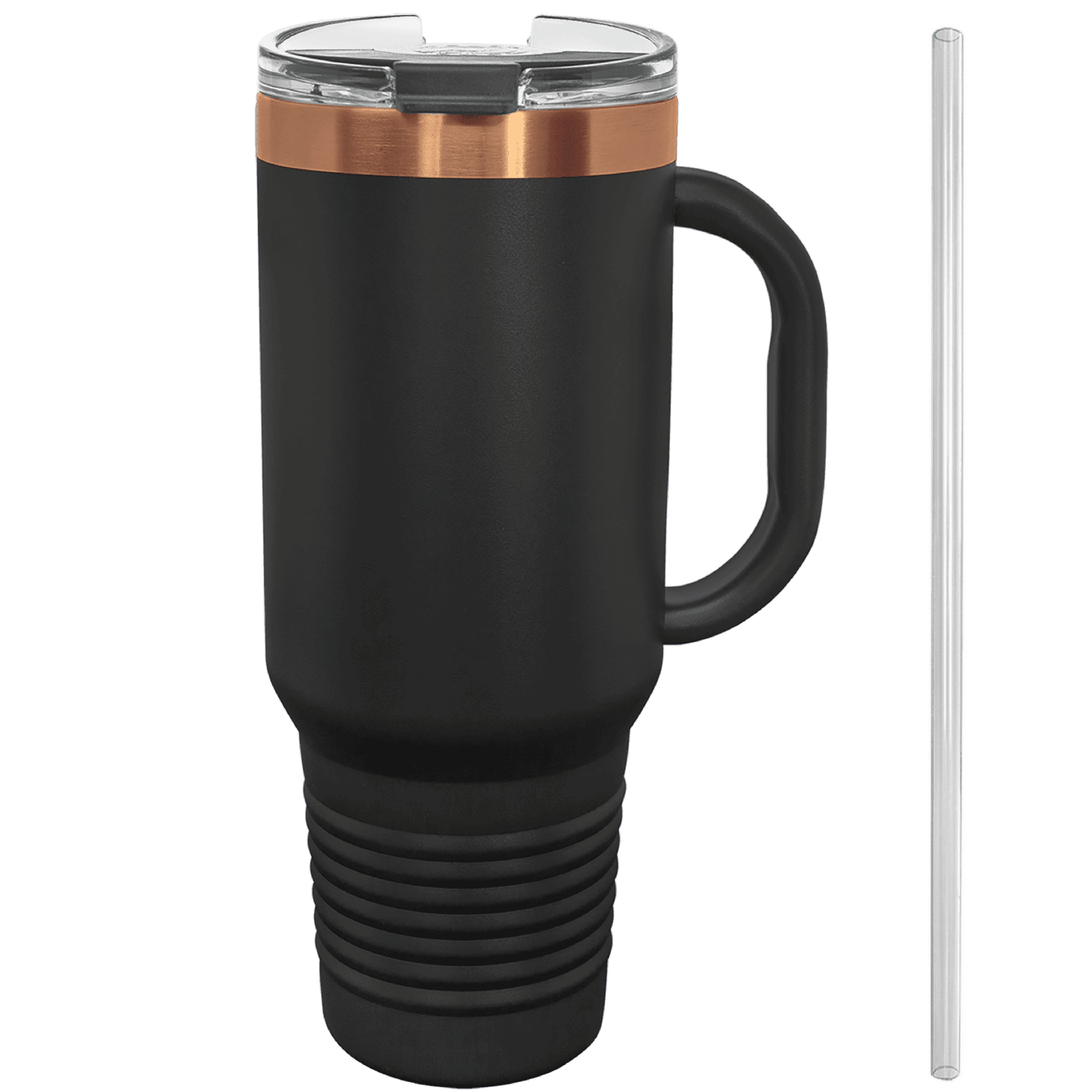 Polar Camel 40oz Rose Gold ION-Plated Travel Mugs w/ Straw 6