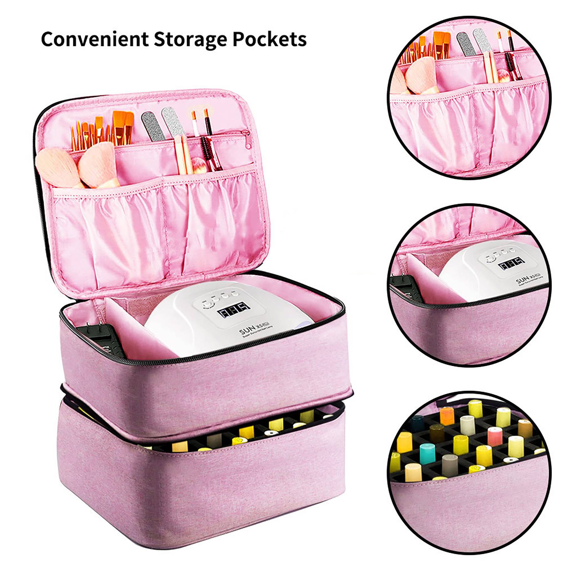 Nail Polish Carrying Case Make-up Bag 2
