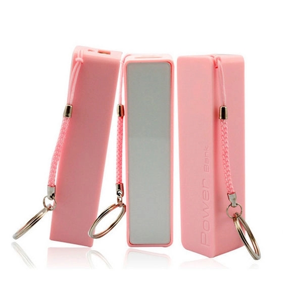 Portable 2600 mAh Power Bank with Keychain 2