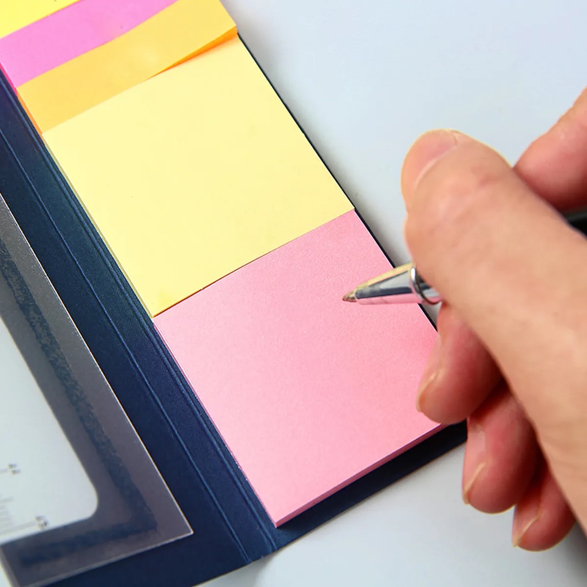 Sticky Note And Ruler Set With Color Flags 6