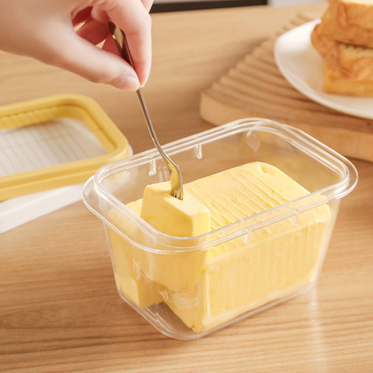 Butter Slicer Storage Plastic Container 6
