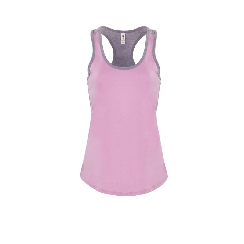 Next Level Apparel Ladies' Ideal Colorblock Racerback Tank 19