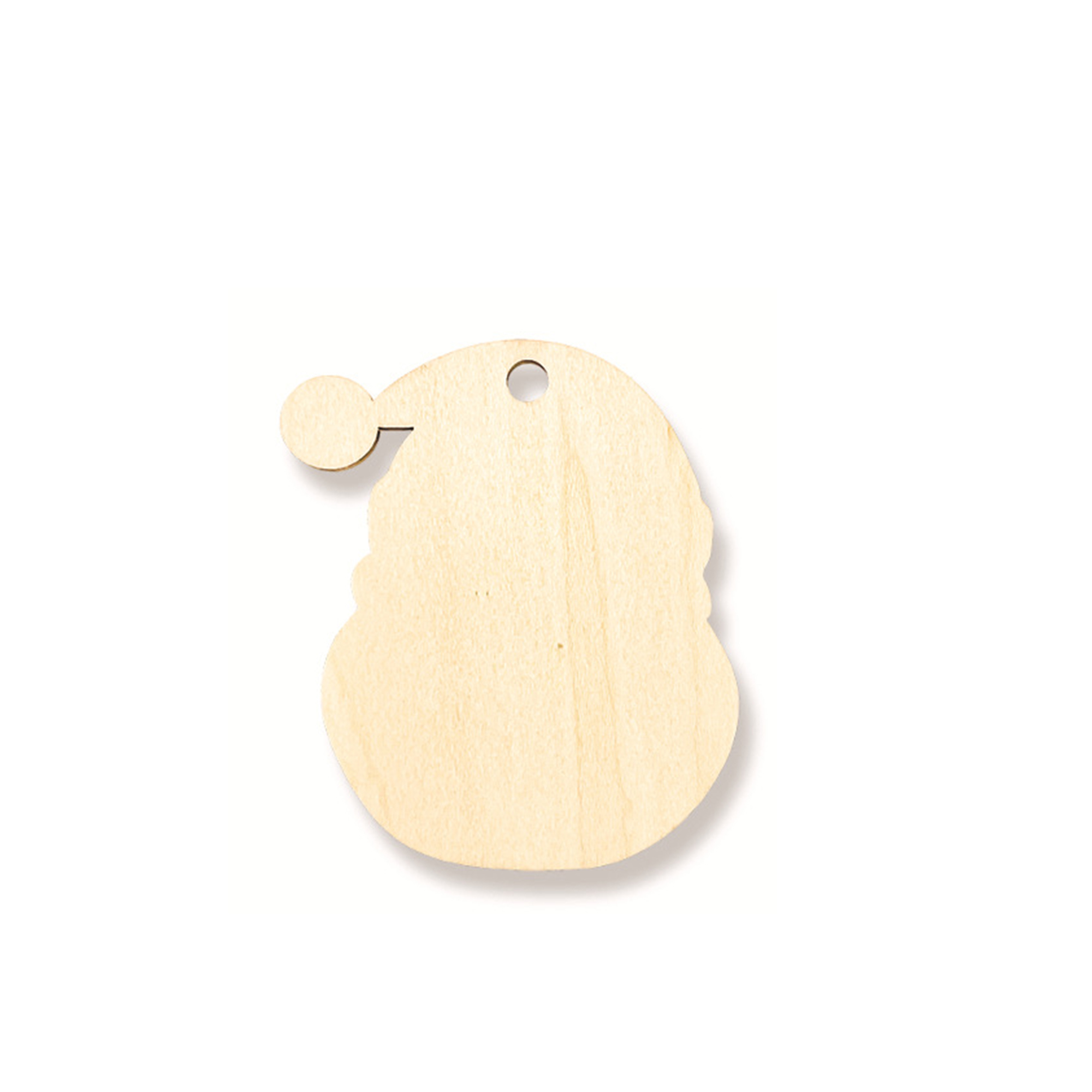 Natural Wood Christmas Tree Pendant 84