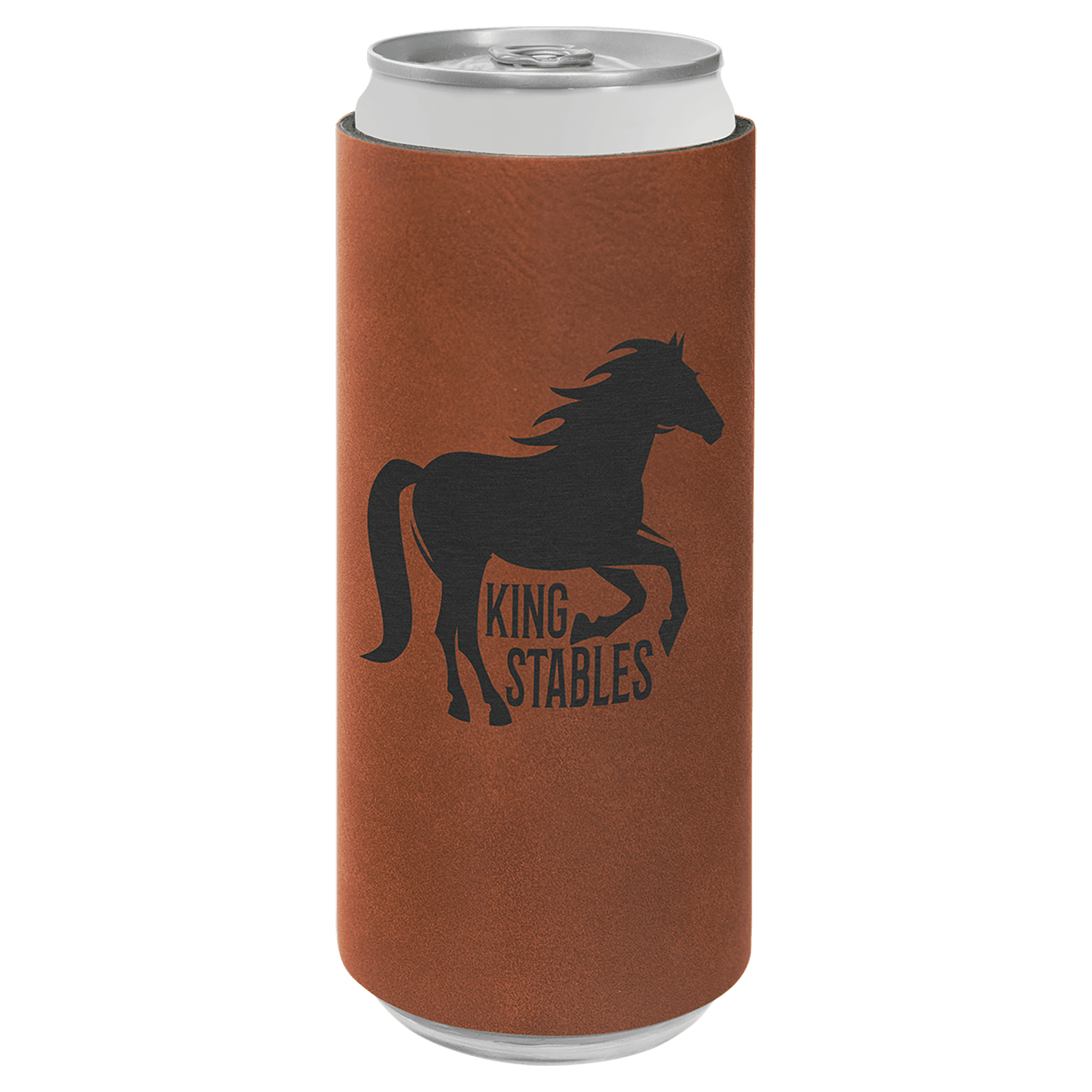 Laserable Leatherette Slim Beverage Holder 6