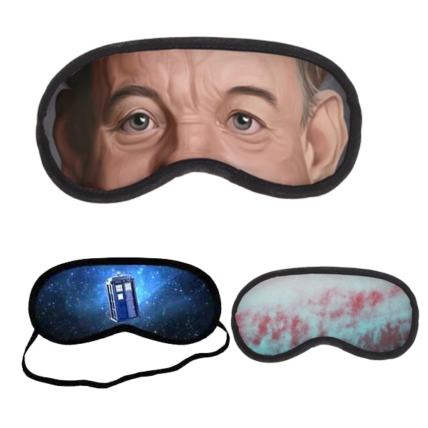 Polyester Dye Sublimation Printable Eye Mask 2