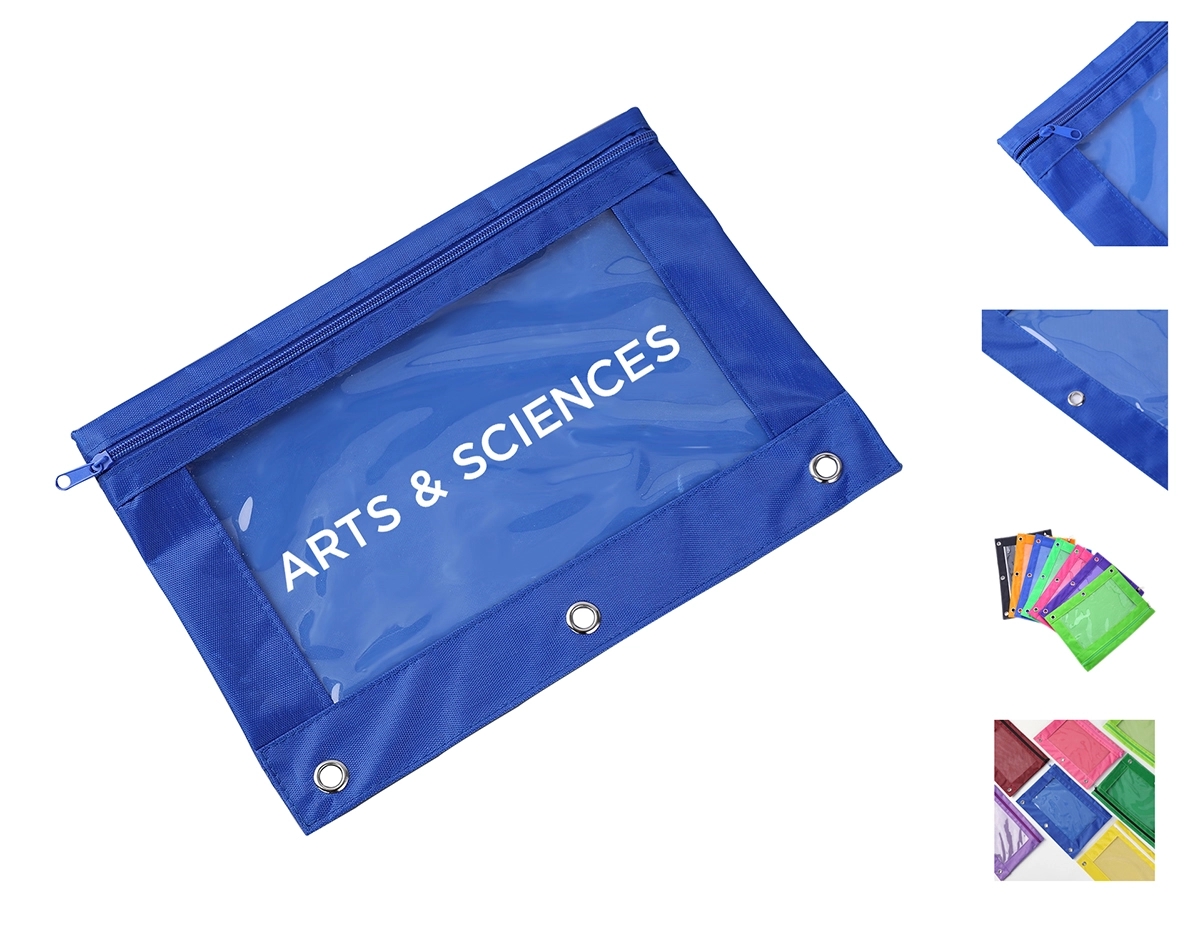 Clear Zippered Pencil Case 2