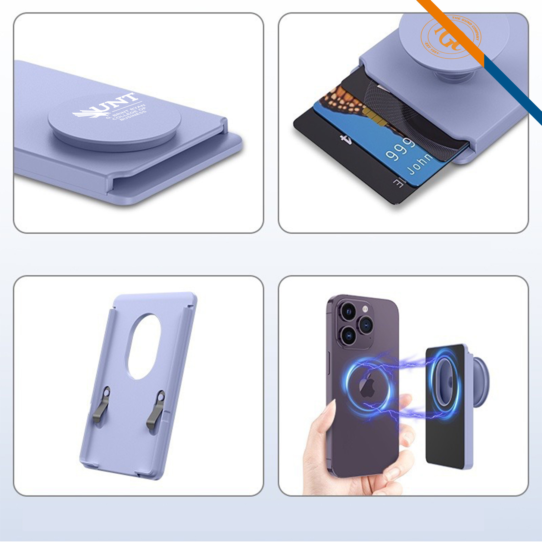 Berdo 2in1 Phone Magnetic Card Holder 7