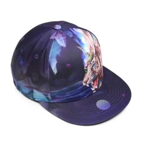 3D Printed Punk Style Snapback Baseball Cap 6