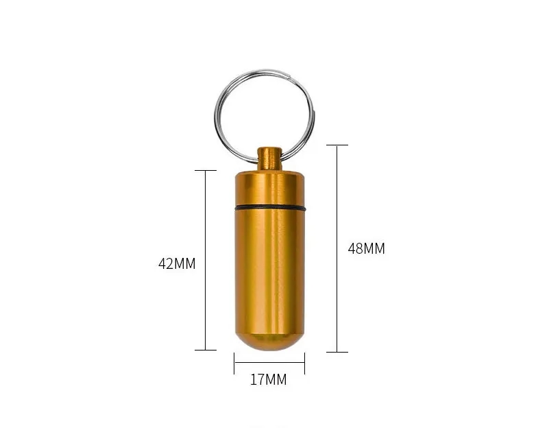 Waterproof Alloy Medicine Bottle 2