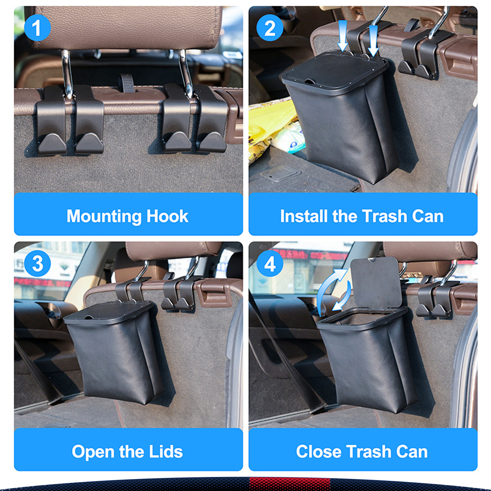 PU Collapsible Trash Can 3