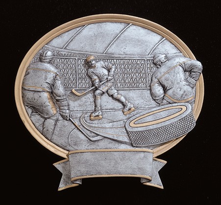 8" Ice Hockey Male Legend Plate 2