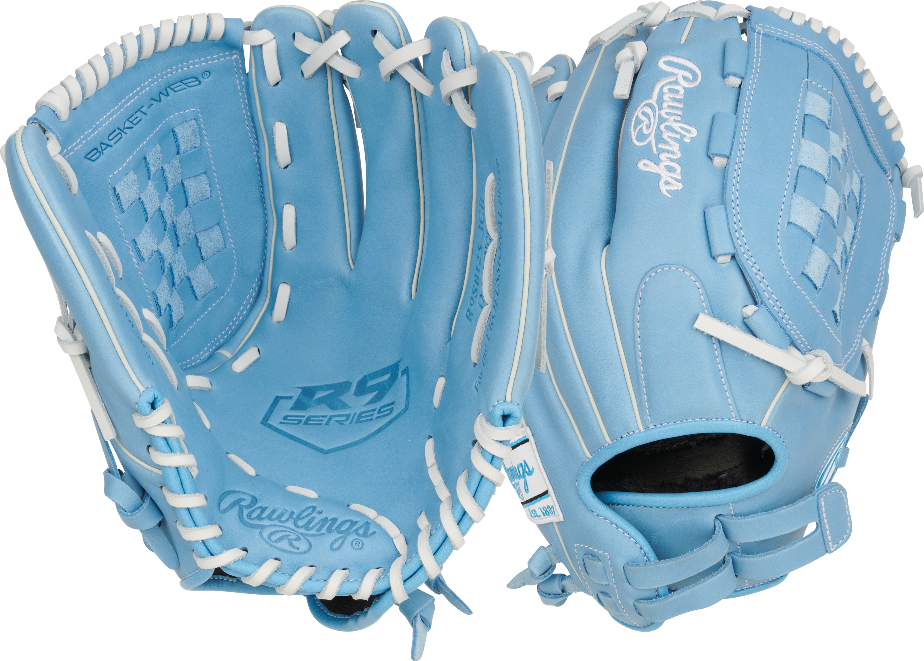 Rawlings R9 12.5 in Fastpitch  Glove, Outfield 2