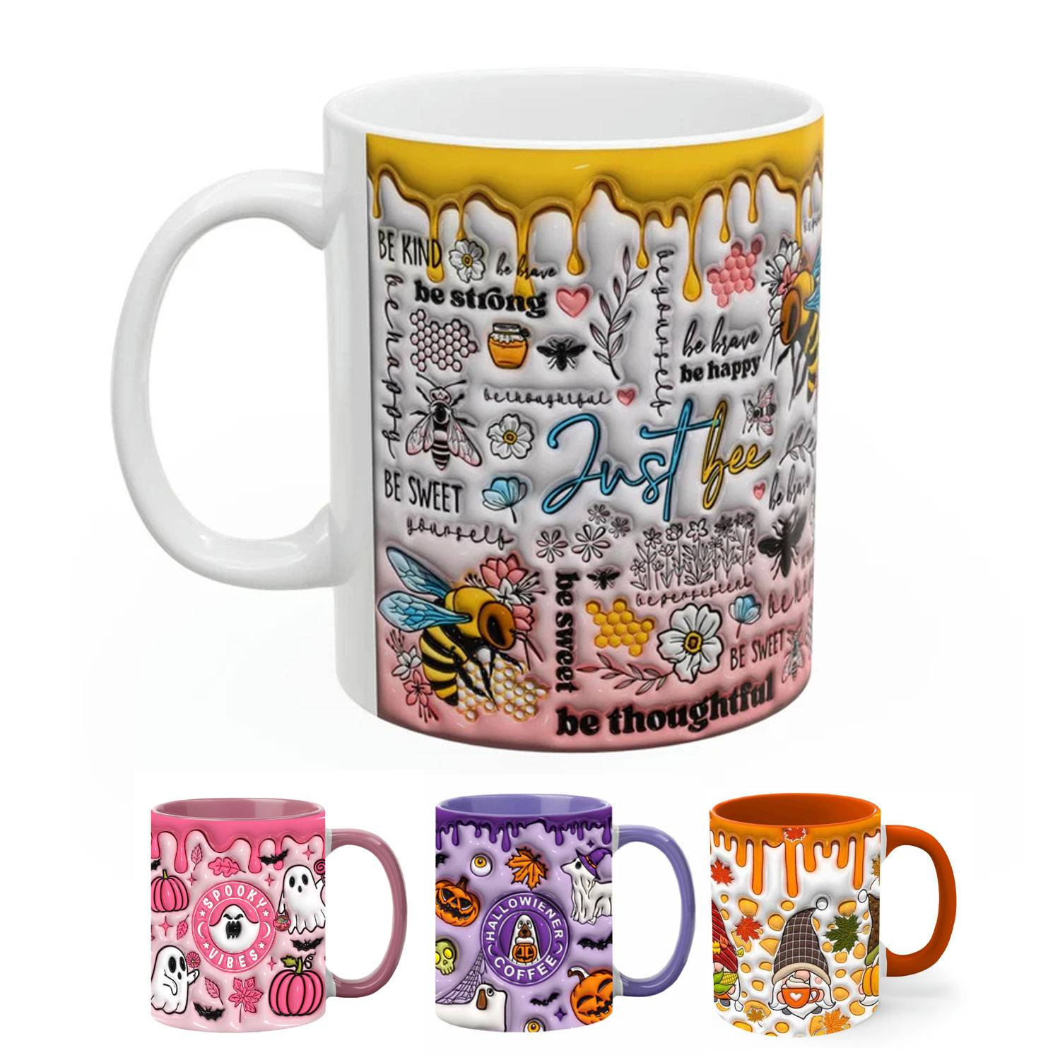 Full Color Printed Custom 2D Coffee Mug 9