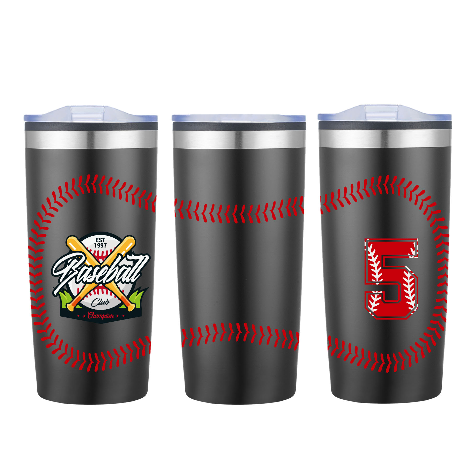 20 oz. Baseball Design Double Wall Tumbler 2