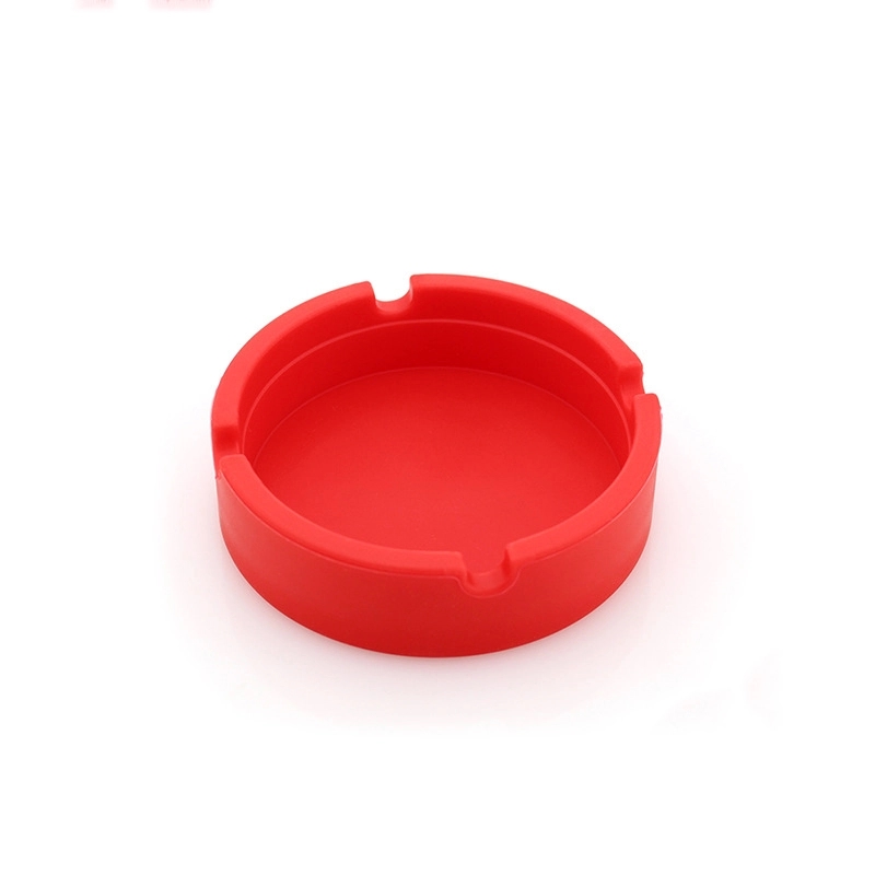 Custom High Temperature Resistant Circular Silicone Ashtray 3