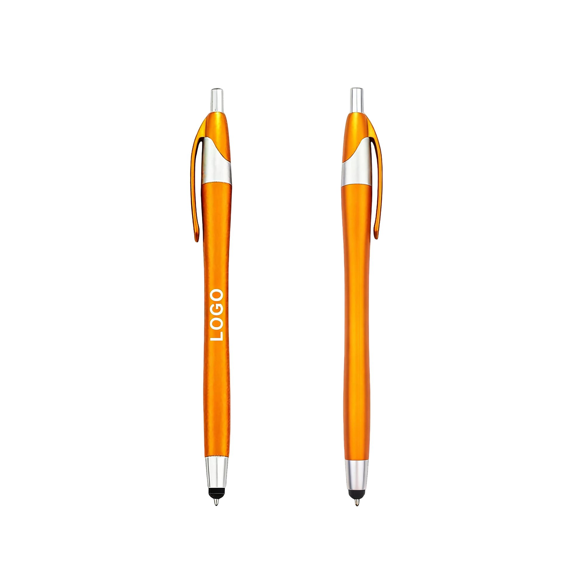 Two In One Plastic Stylus Ballpoint Pen 5.91" 8