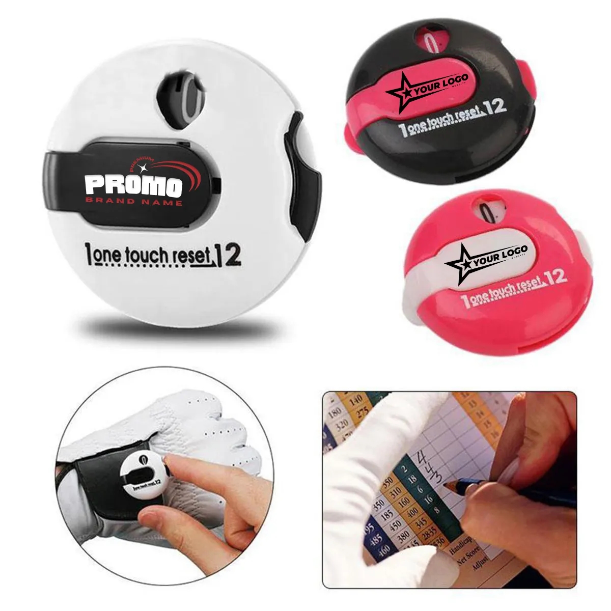 Mini Golf Score Counter Scorekeeper Scoring Tool Glove Clip 6