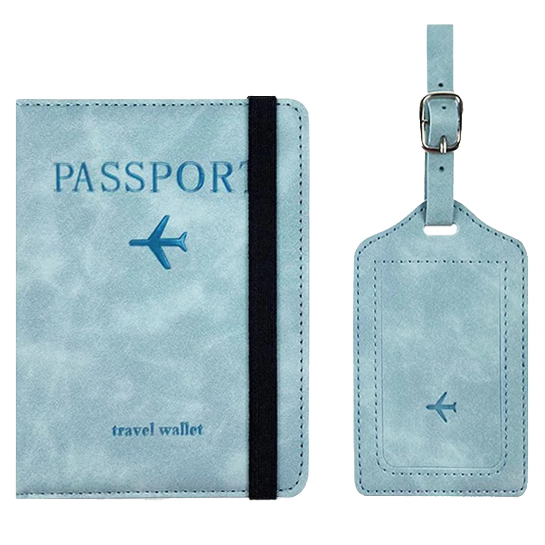 Passport Holder And Luggage Tag Set 1