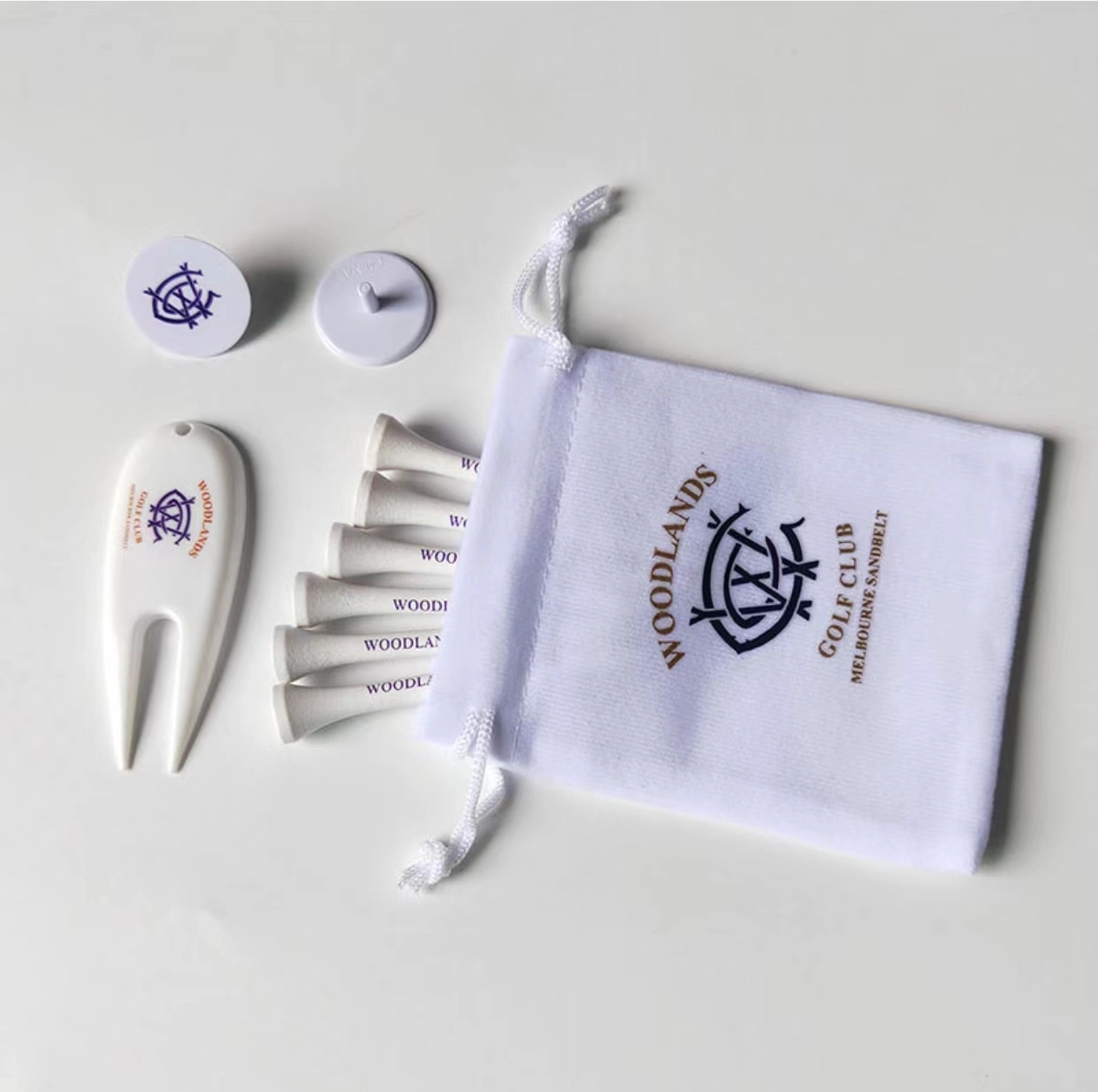 Golf Tee Holder Set 2