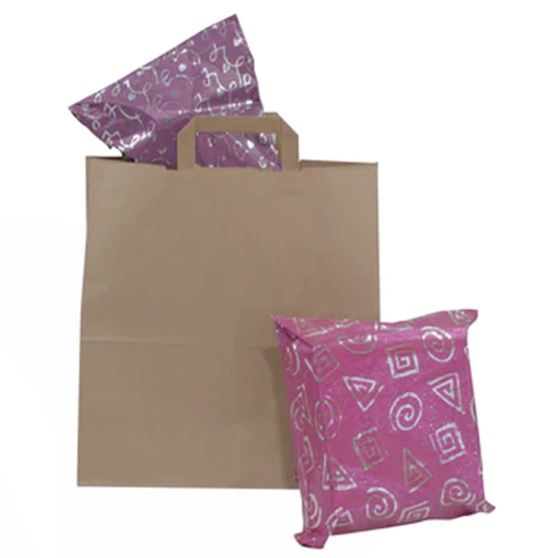 13 X 15 Inch Custom Paper Shopping Bag With Handles 4