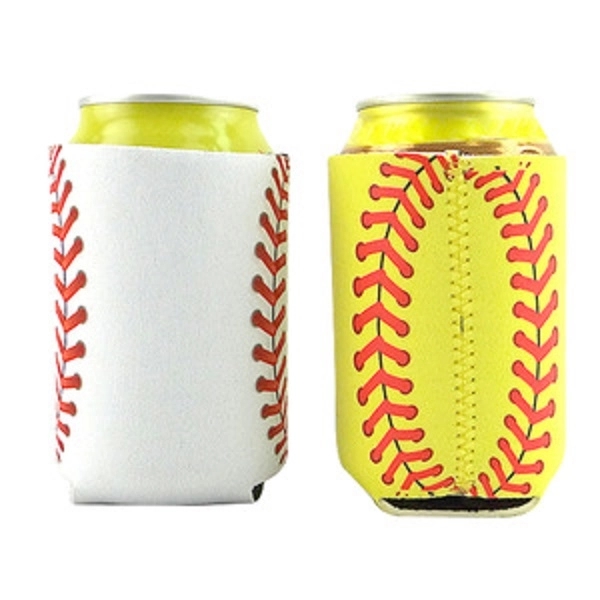 Elastic can cooler, custom koozie with logo imprint 2