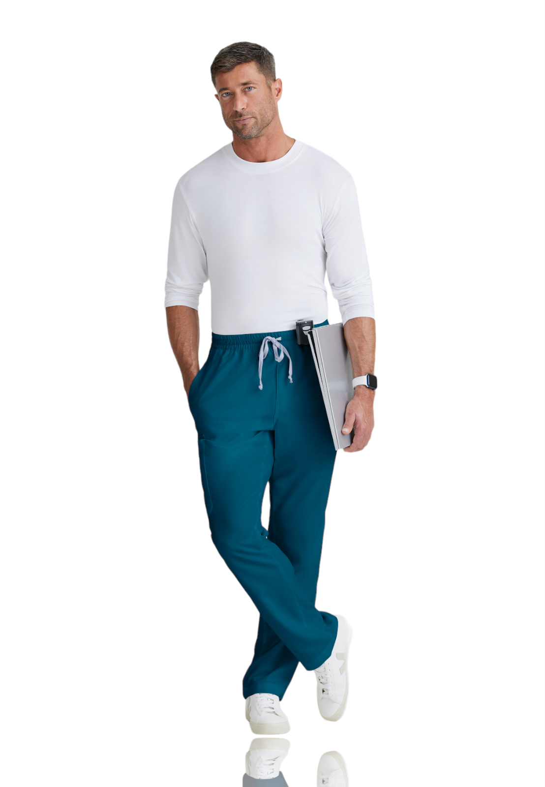Grey's Anatomy Classic - Men's Five-Pocket Zip-Fly Evan Scrub Pant 20