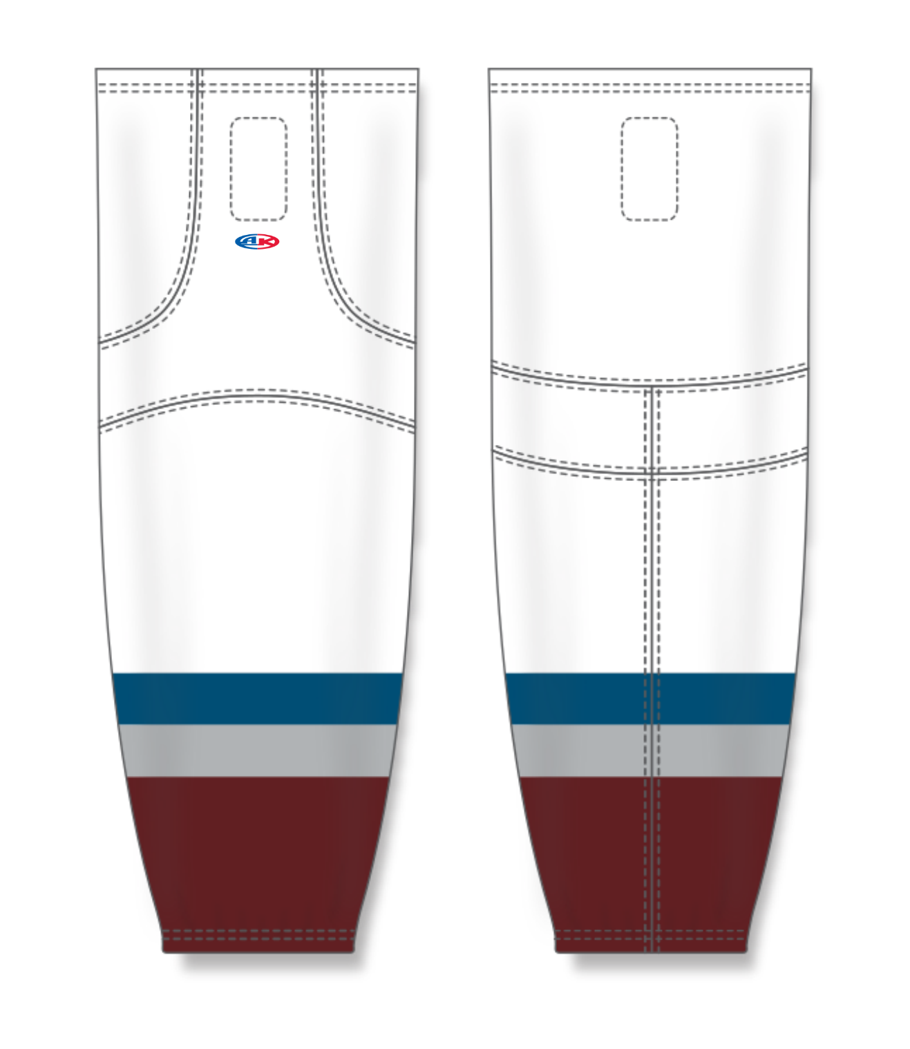 Cut & Sew Pro Hockey Socks HS2100-G58 9