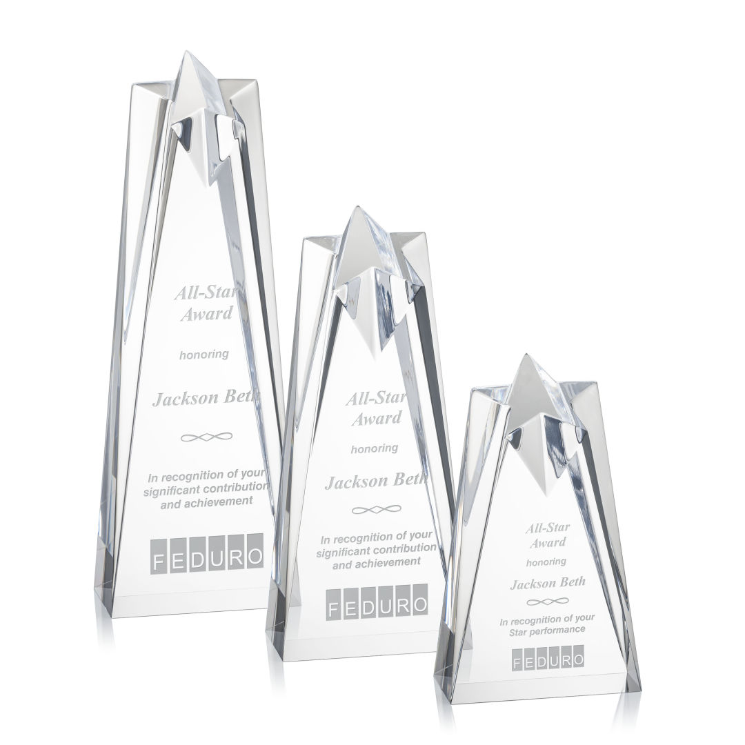 Rosina Star Award on Base - Clear