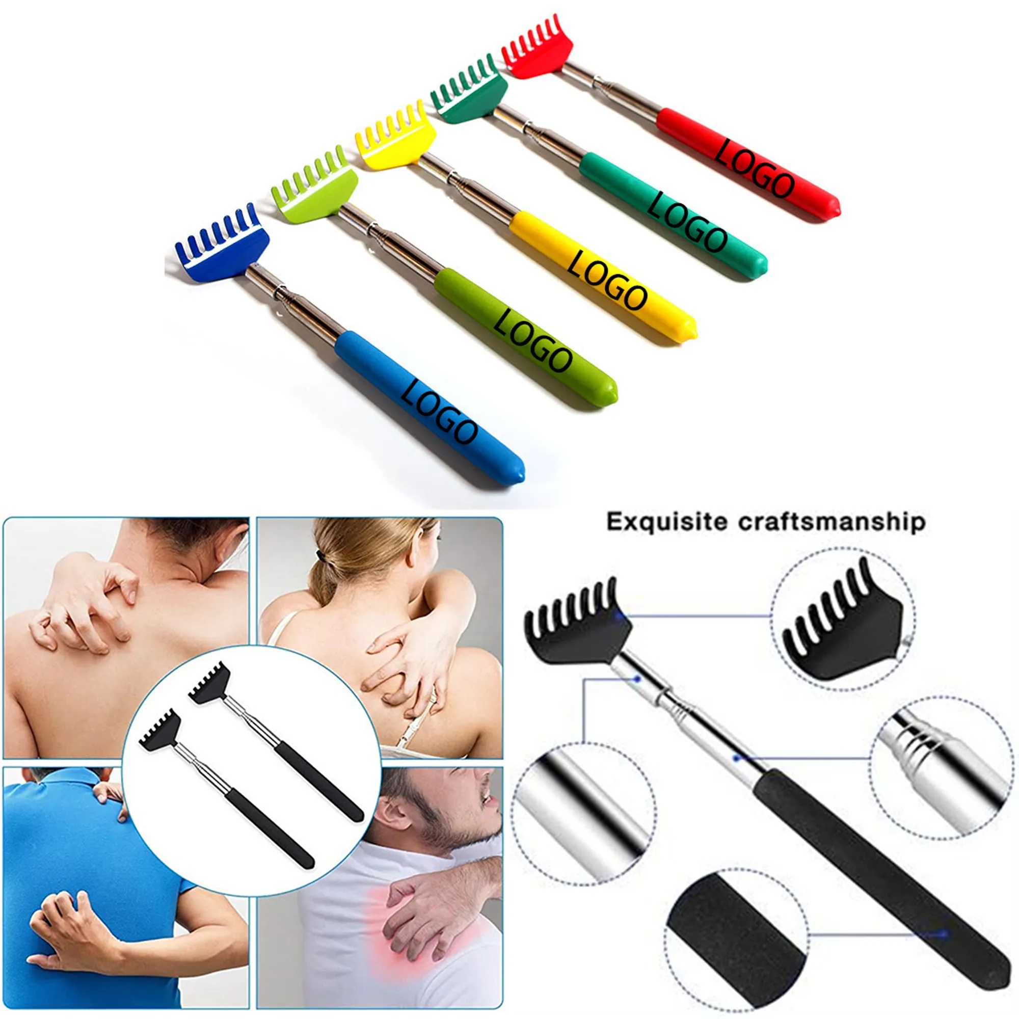 Stainless Steel Extendable Back Scratcher 3