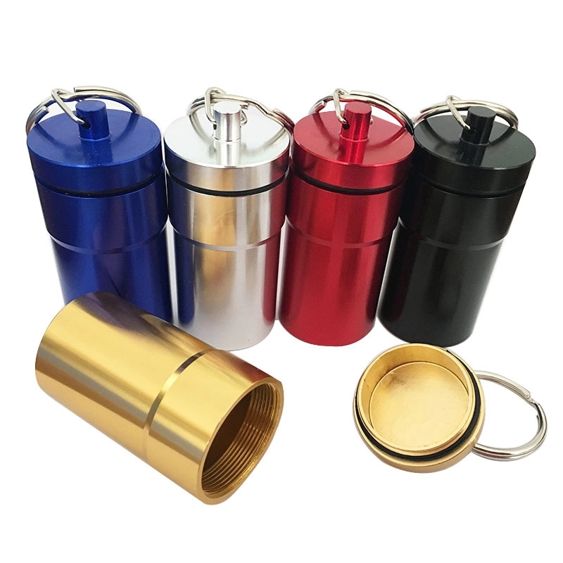 Large Waterproof Pill Holder Keychain Container 2