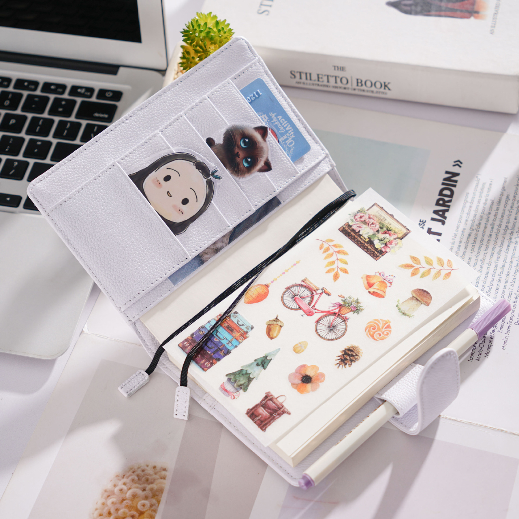 Business Notebook with Pen 3