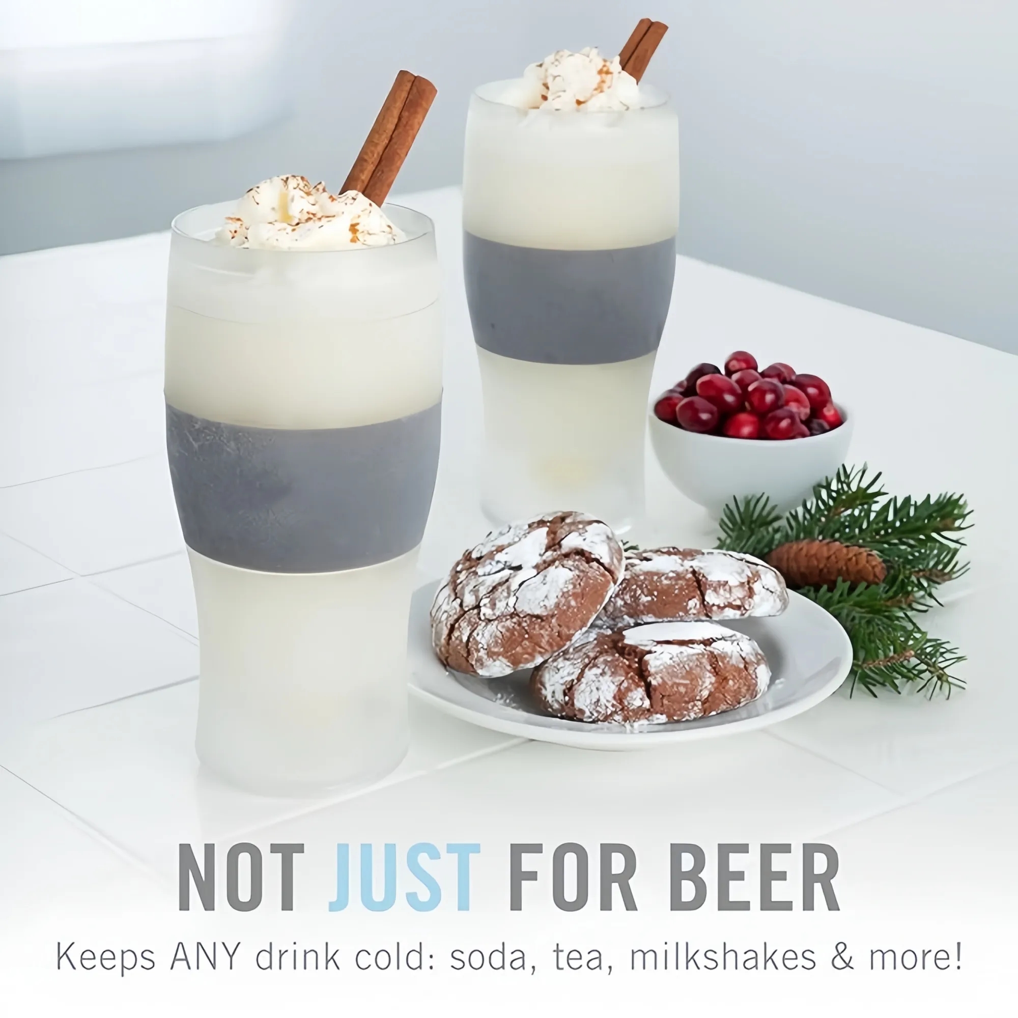 Chilled Double-Walled Silicone Sleeve Drinkware 13