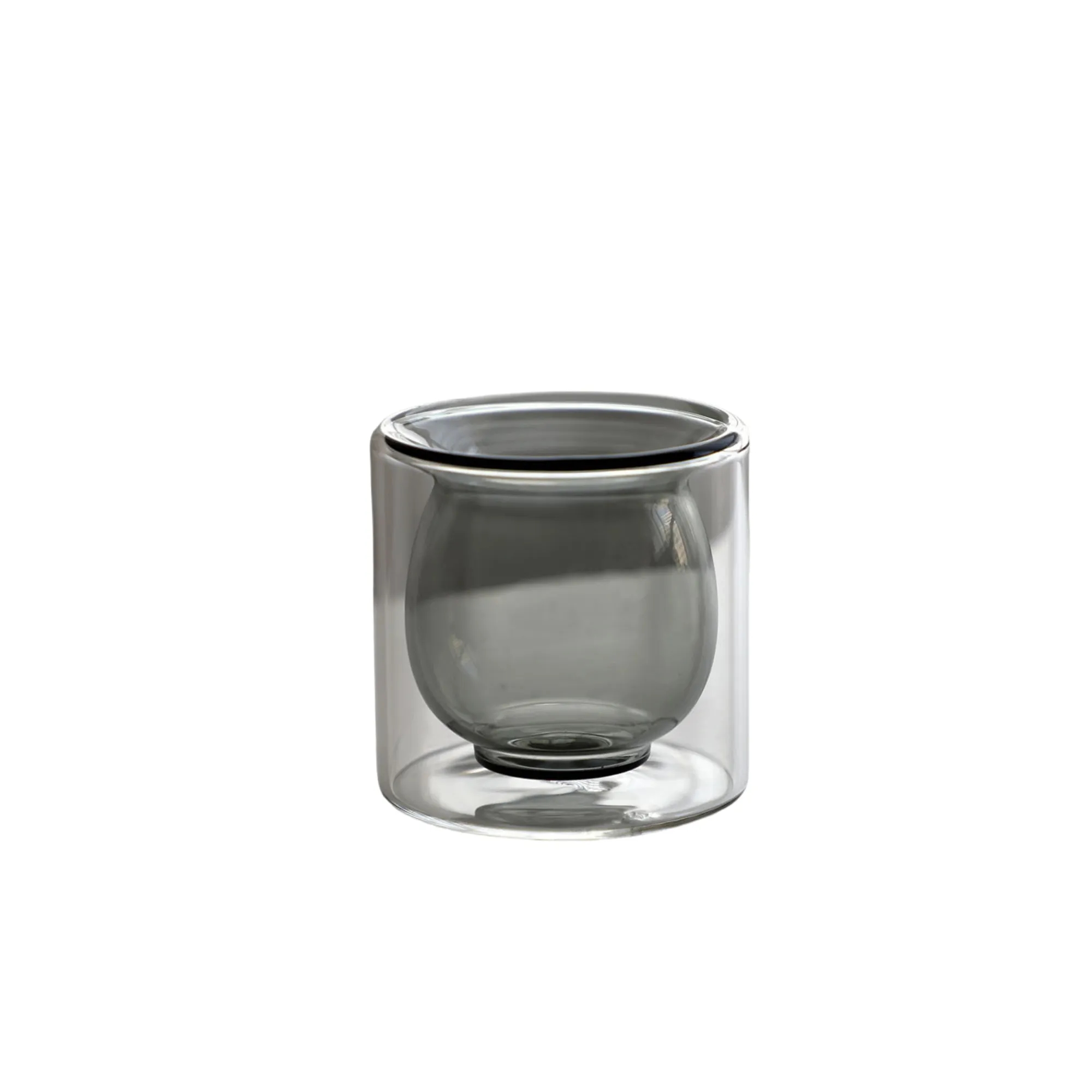 2oz Colorful Borosilicate DoubleLayer Glass Coffee Cup 2