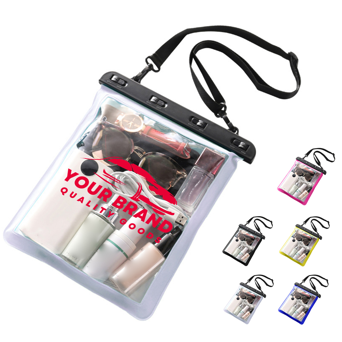 Waterproof Clear Crossbody Bags With Adjustable Strap 3