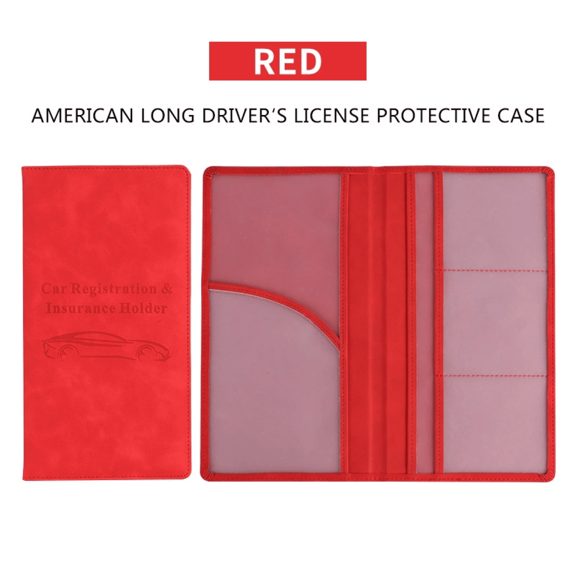 Multi-Function Magnetic Closure Driver's License Holder 5