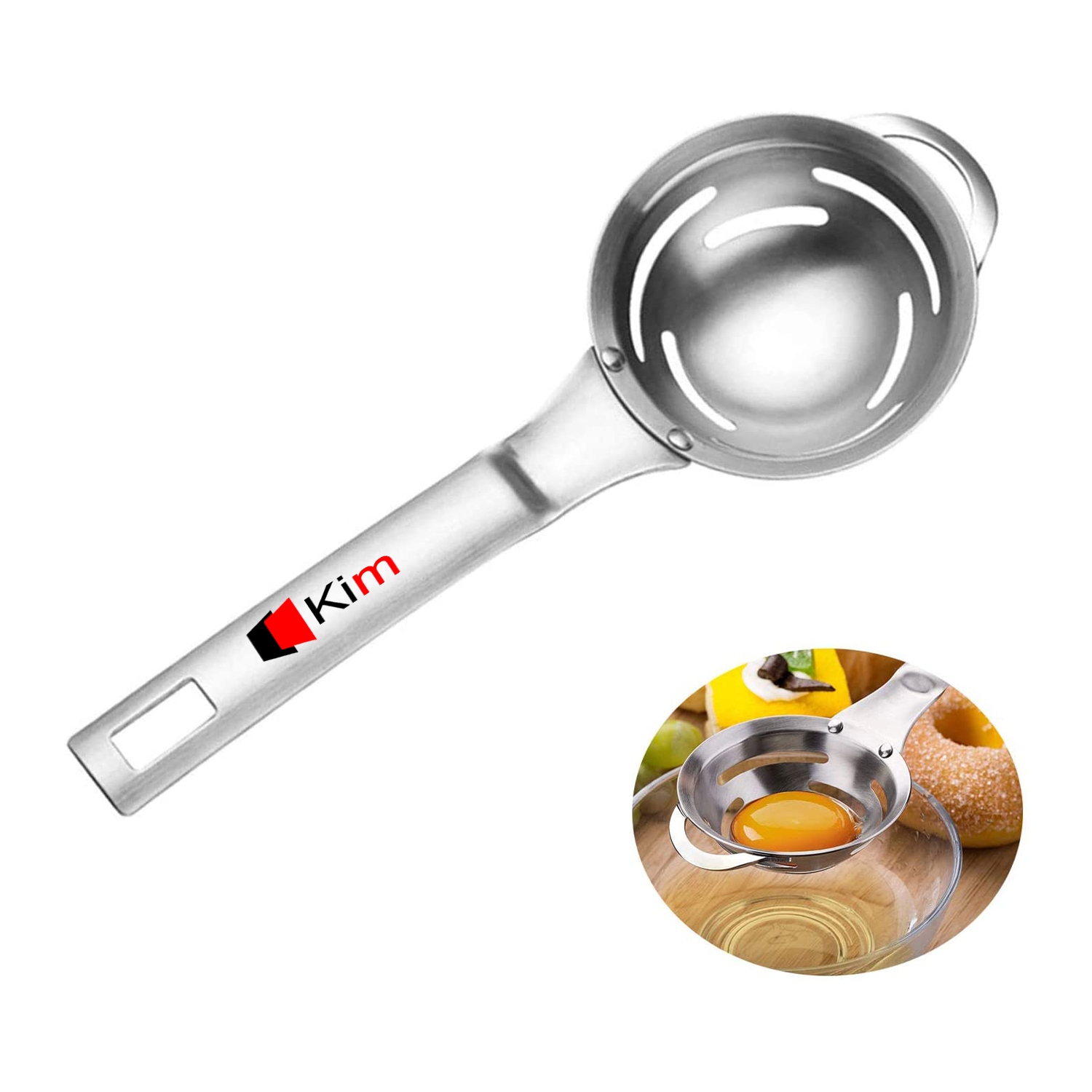 Stainless Steel White Egg Yolk Separator 1