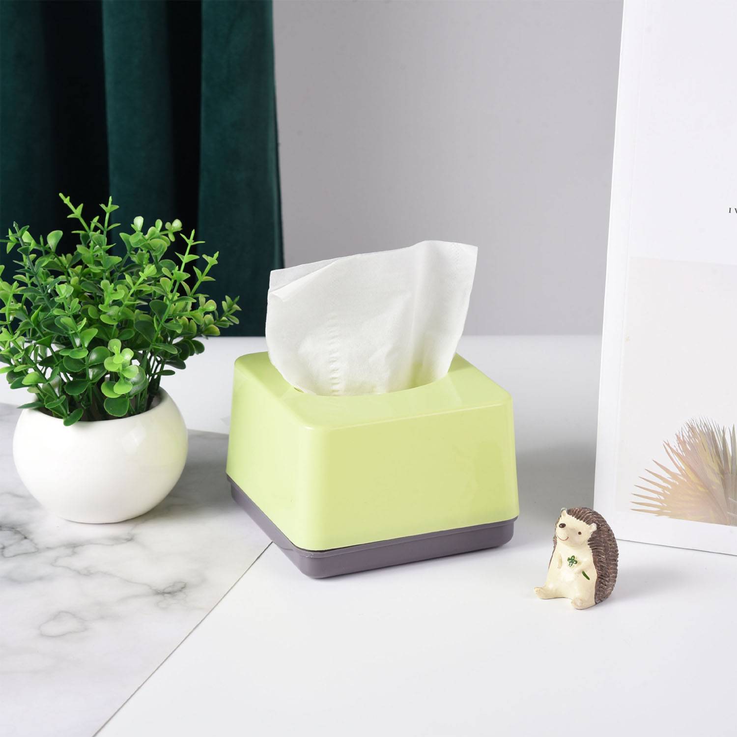 Thick small tissue box for home living room 4