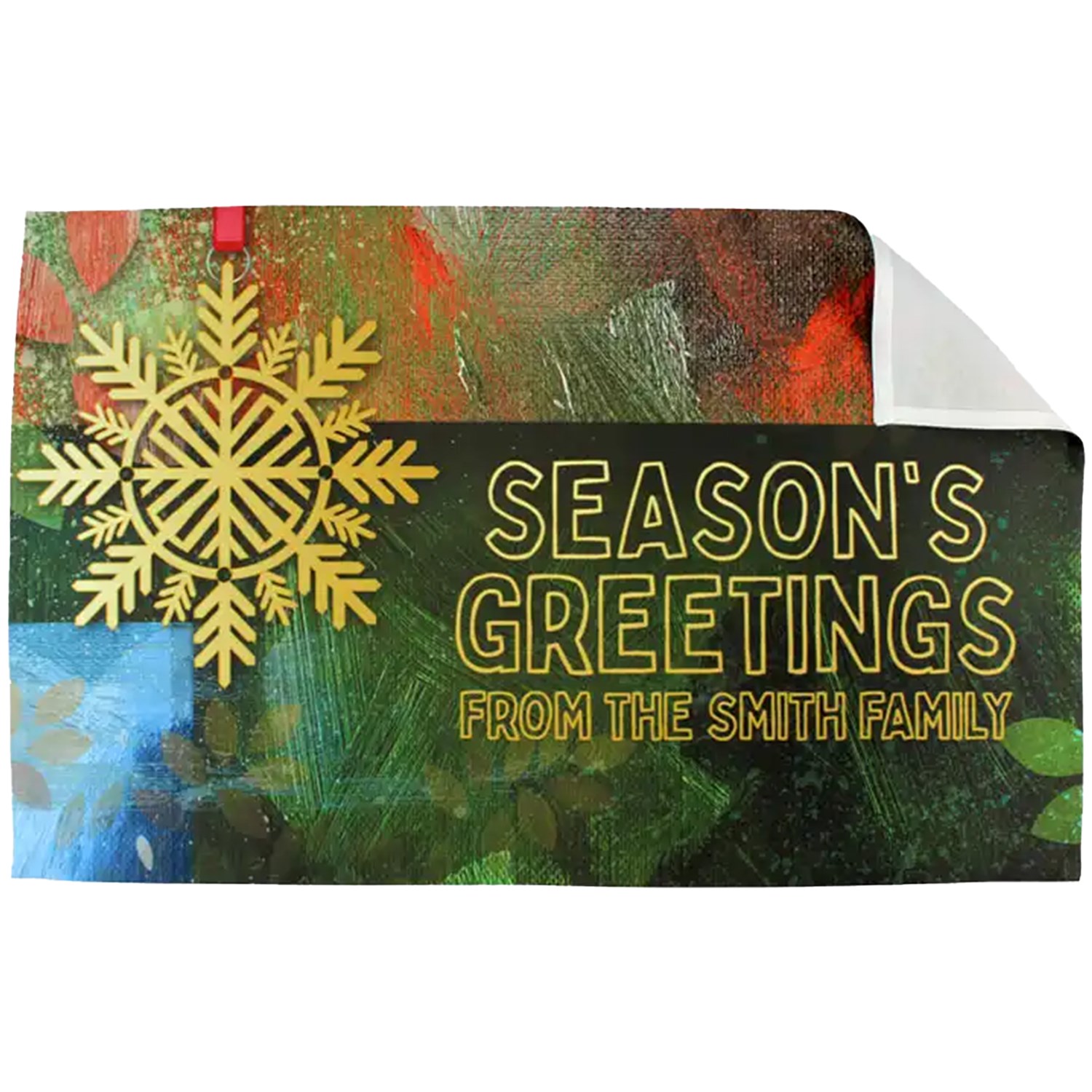 16" x 26" Sublimated Hemmed Flat Woven Tea Towel 6