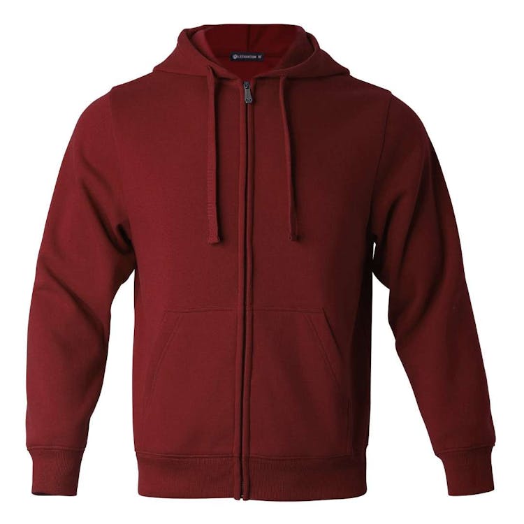 Fleece Full Zip Hoodies - Size Small Wine 2
