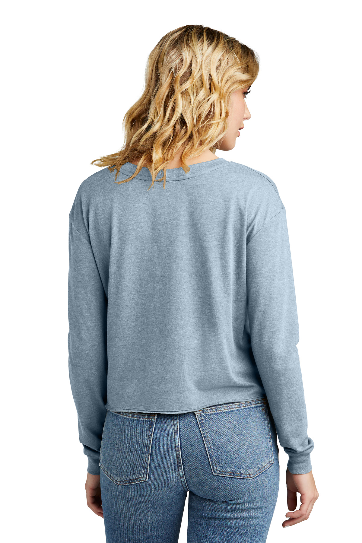 District Women's Perfect Tri Midi Long Sleeve Tee DT141 16