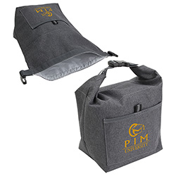 Bellevue Heathered Polyester Insulated Lunch Tote 16