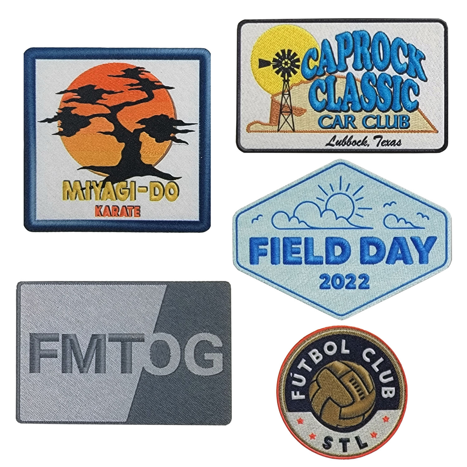 Full Color Dye Sublimation DigiStitch Patches 5