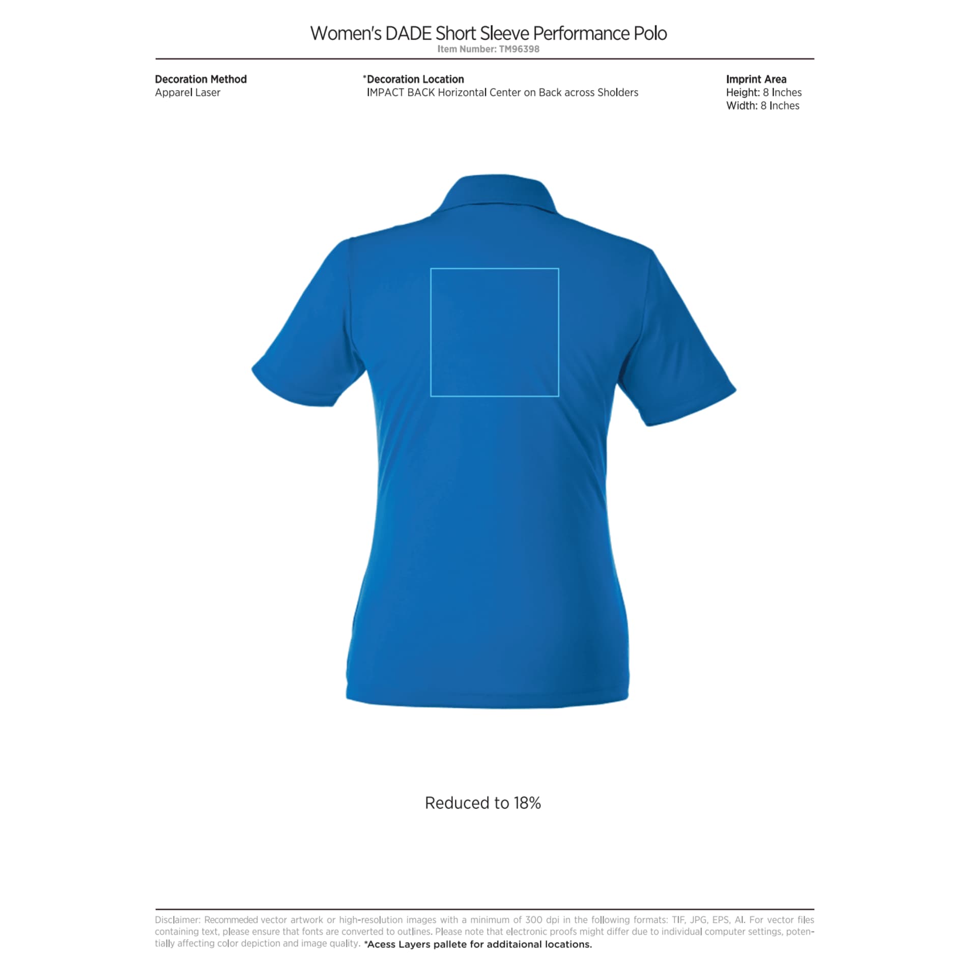 Women's DADE Short Sleeve Polo 60