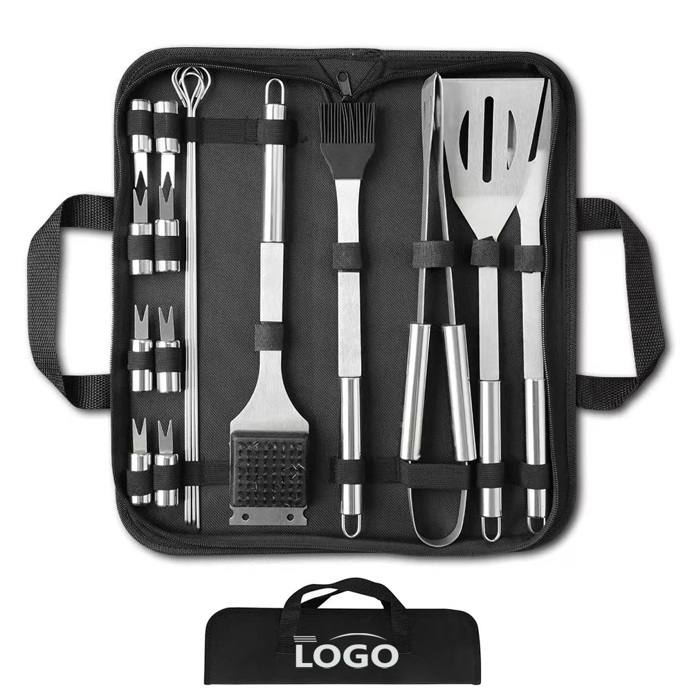 Premium 18-Piece Stainless Steel BBQ Grill Tool Set 3