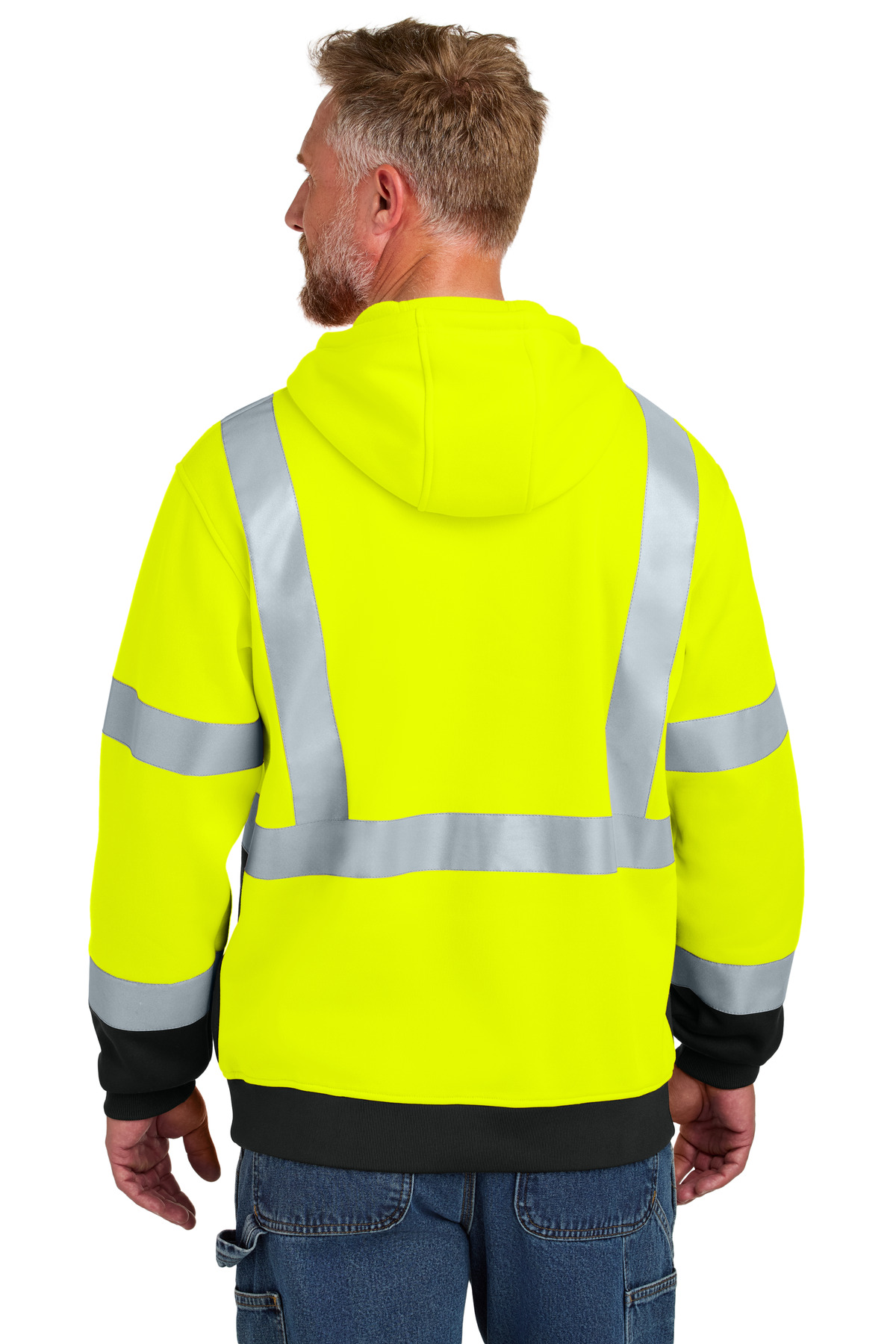 CornerStone ANSI 107 Class 3 Heavy-Duty Fleece Pullover Hoodie CSF301 10