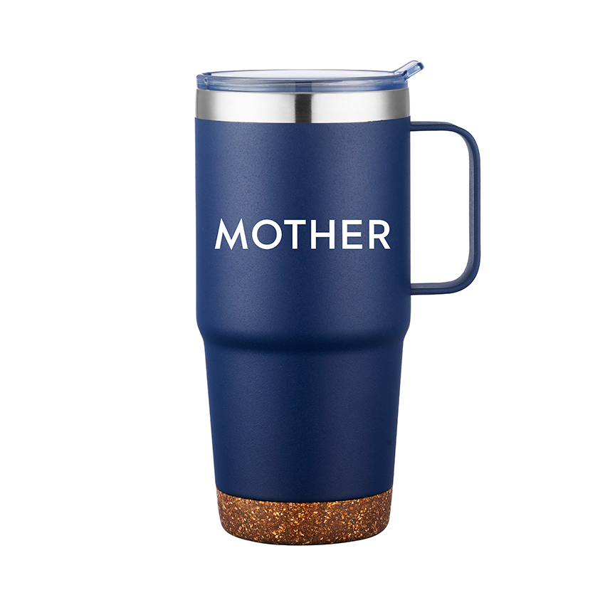 Wellspring-VI 24 Oz Travel Tumbler with Cork Base (Double Walled) 3